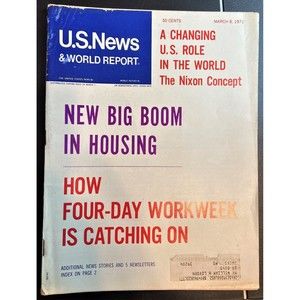 US News & World Report Magazine - 3/8/1971 -  LABEL